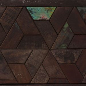 Comodă TV, Lemn masiv reciclat, 140 x 30 x 45 cm - Img 8
