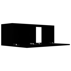 Comodă TV, negru, 80 x 30 x 30 cm, PAL - Img 8