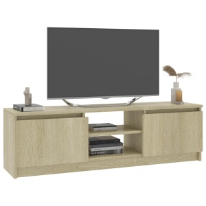 Comodă TV, stejar Sonoma, 120 x 30 x 35,5 cm, PAL - Img 3