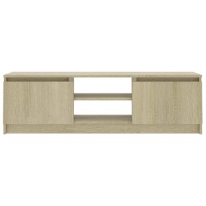 Comodă TV, stejar Sonoma, 120 x 30 x 35,5 cm, PAL - Img 7