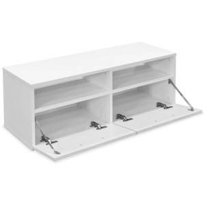 Comode TV 2 buc, PAL, 95 x 35 x 36 cm, alb ALB - Img 4