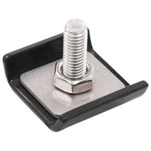 Conector grilaj din plasă, antracit, 25 seturi - Img 2
