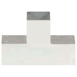 Conectori de grindă, 4 buc, formă T, 91x91 mm, metal galvanizat - Img 3