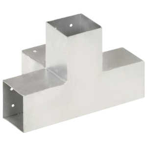 Conectori de grindă, formă X, 4 buc, 81x81 mm, metal galvanizat - Img 5