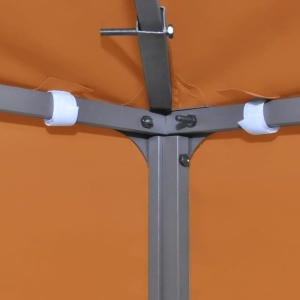 Copertină de rezervă acoperiș foișor cărămiziu 3x3 m 310 g/m² - Img 2