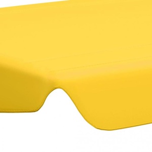 Copertină de rezervă leagăn grădină, galben 192x147 cm 270 g - Img 6