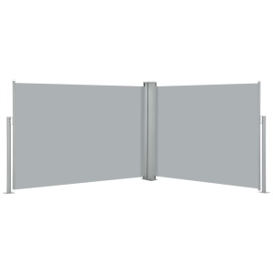 Copertină laterală retractabilă, antracit, 100 x 1000 cm