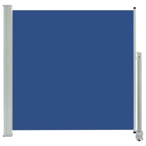 Copertină laterală retractabilă de terasă, albastru, 160x300 cm - Img 2