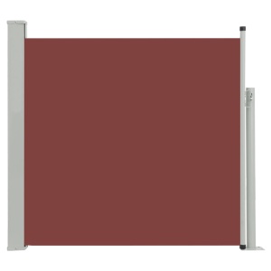 Copertină laterală retractabilă de terasă, maro, 170 x 300 cm - Img 2