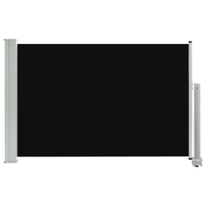 Copertină laterală retractabilă de terasă, negru, 60 x 300 cm - Img 2