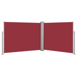 Copertină laterală retractabilă, roșu, 140 x 1000 cm
