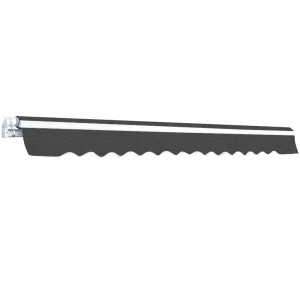 Copertină pliabilă cu acționare manuală, 450 cm, antracit - Img 4