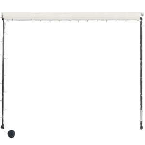 Copertină retractabilă cu LED, crem, 400 x 150 cm - Img 5