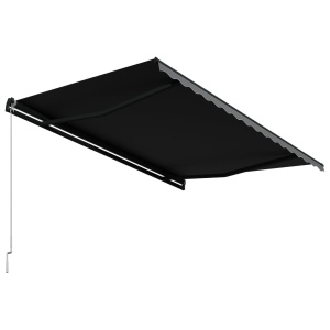 Copertină retractabilă manual, antracit, 450 x 300 cm - Img 4