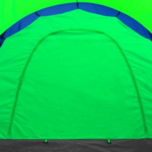 Cort camping din material textil, 9 persoane, albastru și verde - Img 2