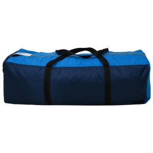 Cort camping textil, 9 persoane, albastru inchis și albastru - Img 2