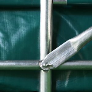 Cort de garaj, verde, 2,4 x 3,6 m, PVC - Img 4
