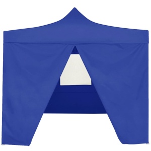 Cort de petrecere pliabil cu 4 pereți, albastru, 2 x 2 m, oțel - Img 3