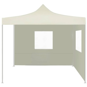 Cort pliabil cu 2 pereți, crem, 3 x 3 m - Img 3