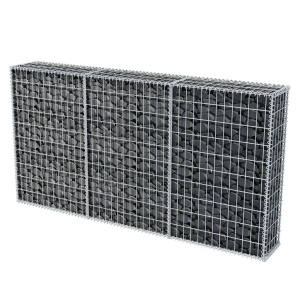 Coș gabion, 200 x 30 x 100 cm, oțel galvanizat - Img 3