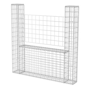 Coș gabion in formă de U, 160 x 20 x 150 cm, oțel galvanizat - Img 2