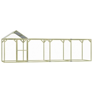 Coteț de găini, 6 x 1,5 x 2 m, lemn de pin tratat
