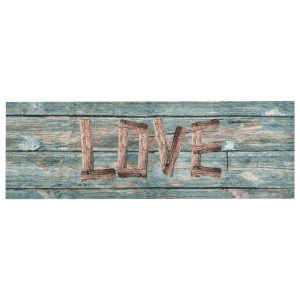 Covoraș de bucătărie, lavabil, Love, 60 x 180 cm - Img 3
