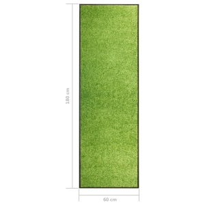 Covoraș de ușă lavabil, verde, 60 x 180 cm - Img 5
