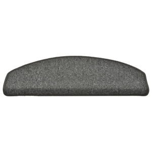 Covorașe pentru trepte scară, 15 buc., gri inchis, 65x24x4 cm - Img 8