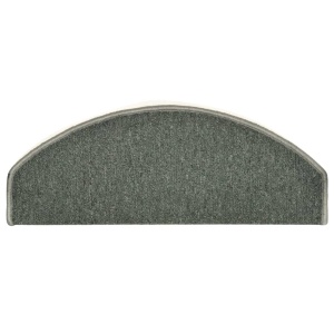 Covorașe pentru trepte scară, 15 buc., verde inchis, 65x24x4 cm - Img 5