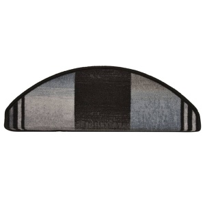 Covorașe scări autoadezive, 15 buc., negru și gri, 65x21x4 cm - Img 8