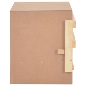Cuibar găini cu 3 compartimente, 72x33x38 cm, lemn masiv pin - Img 6