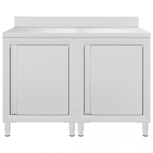 Dulap blat de lucru comercial, 120x60x96 cm, oțel inoxidabil - Img 3