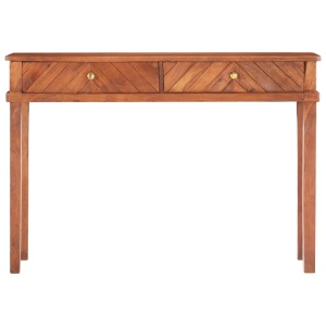 Dulap consolă, 110 x 40 x 76 cm, lemn masiv de acacia - Img 3