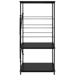 Dulap cuptor microunde, negru, 60 x 39,6 x 79,5 cm, PAL - Img 4