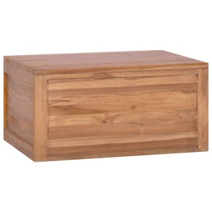Dulap de baie suspendat, 60 x 45 x 30 cm, lemn masiv de tec - Img 2