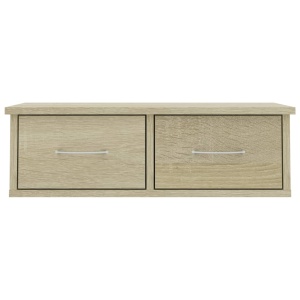Dulap de perete cu sertare, stejar Sonoma, 60x26x18,5 cm, PAL - Img 4