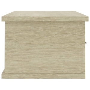 Dulap de perete cu sertare, stejar Sonoma, 60x26x18,5 cm, PAL - Img 7