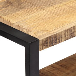 Dulap lateral, 120 x 30 x 75 cm, lemn masiv de mango - Img 5