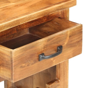 Dulap sticle de vin, 40x30x80 cm, lemn masiv de acacia - Img 8
