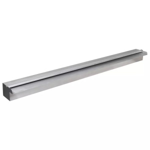 Fântână piscină dreptunghiulară LED-uri 90 cm oțel inoxidabil - Img 2