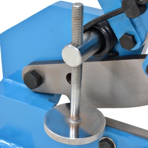 Foarfecă cu pârghie pentru metal, 125 mm, Albastru - Img 3
