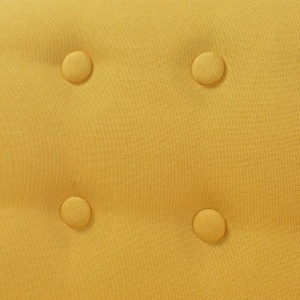 Fotoliu, galben, material textil - Img 2