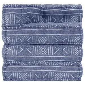 Fotoliu puf modular, indigo, material textil - Img 2