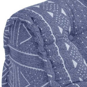 Fotoliu puf modular, indigo, material textil - Img 9