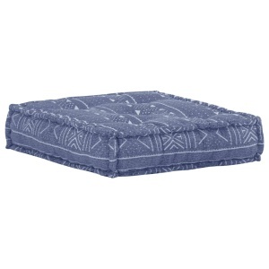 Fotoliu puf modular, indigo, material textil - Img 12