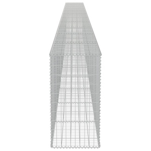 Gabion perete cu capace, 900 x 50 x 100 cm, oțel galvanizat - Img 6