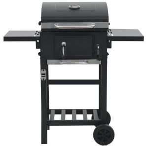 Grătar barbecue cu cărbuni, raft inferior, negru - Img 2