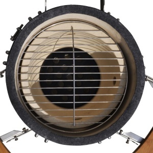 Grătar Kamado cu afumătoare din ceramică 81 cm - Img 7