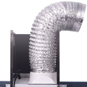 Hotă cu afișaj tactil 900 mm, Albă - Img 10